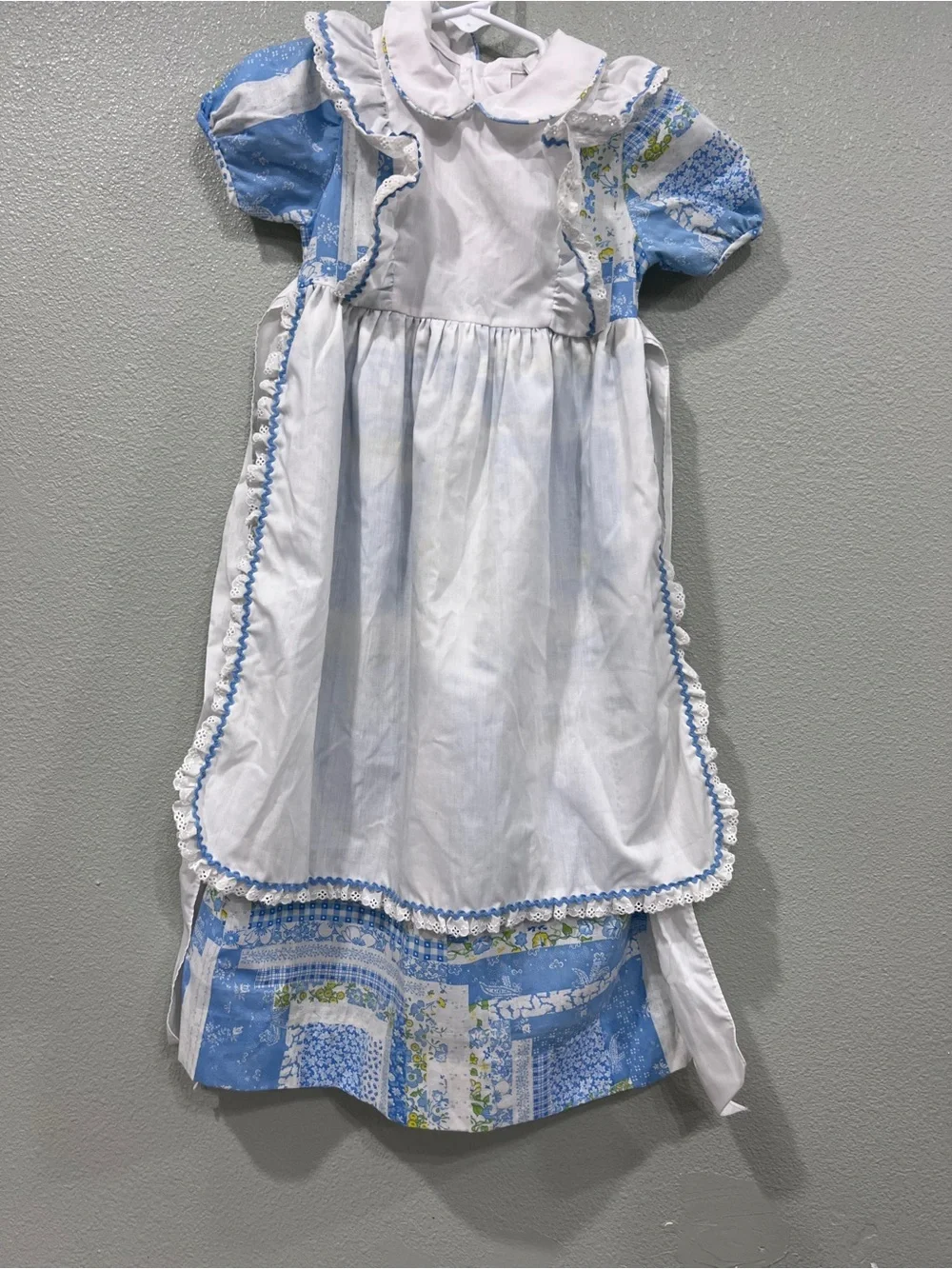 Vintage Peaches N Cream Backwards to Basics Girls 3T Prairie Dress Floral